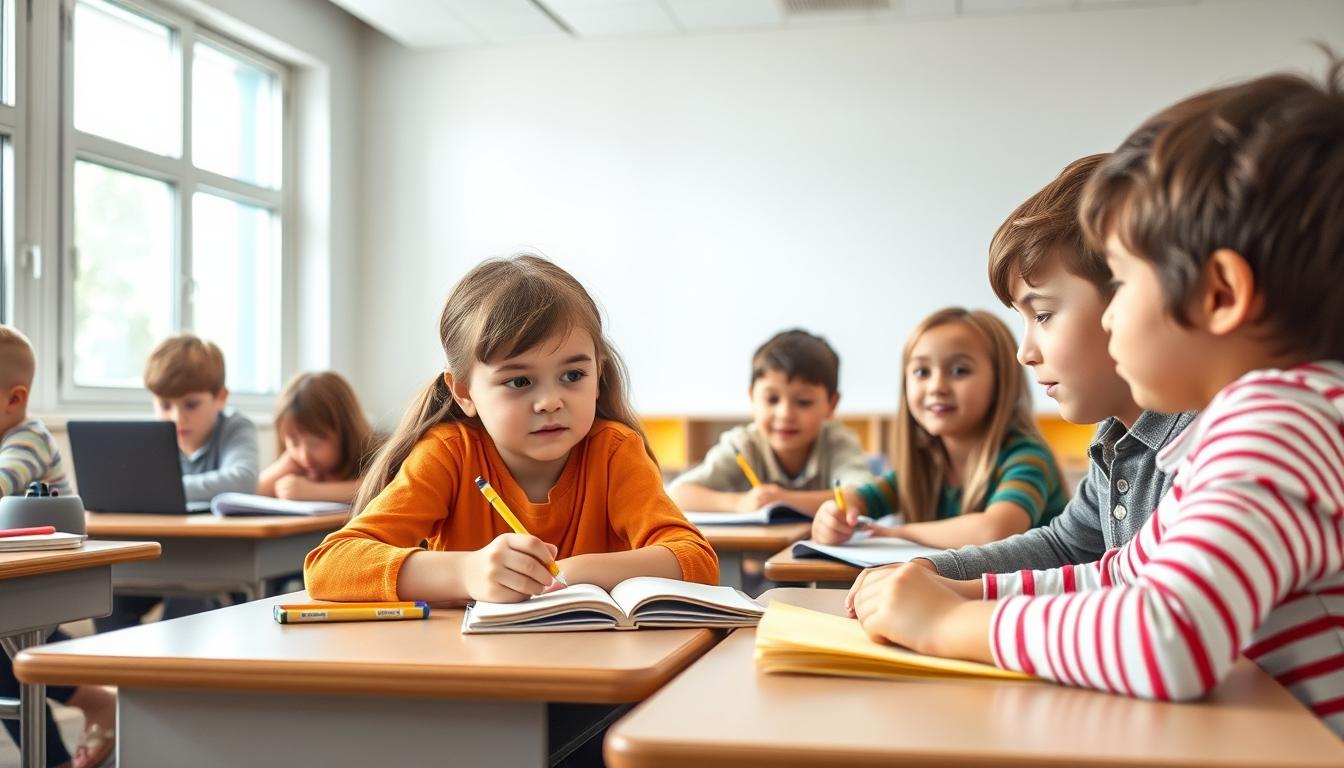 Structured study materials and learning resources on a desk
